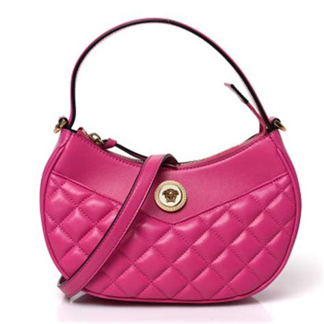 versace quilted shoulder bag